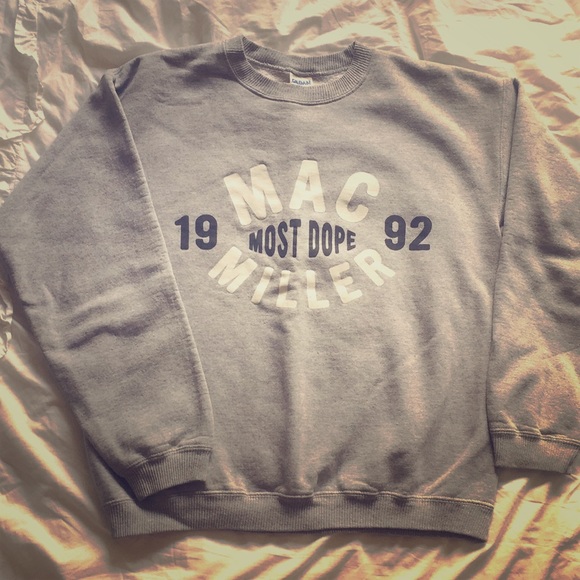 mac miller crewneck sweatshirt